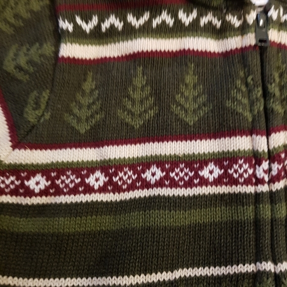 Gymboree boys 3T hooded knit sweater tree design - Picture 2 of 4